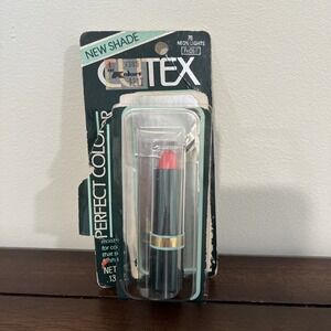 Vintage Cutex Perfect Color Lipstick 76 Neon Lights Frost Damaged Box